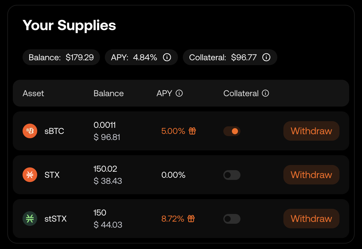 How to use Stacks Market to Earn Yield