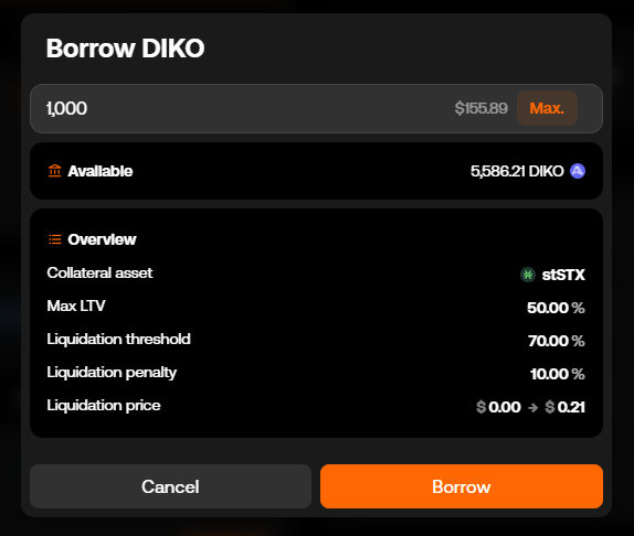 Traditional Borrowing