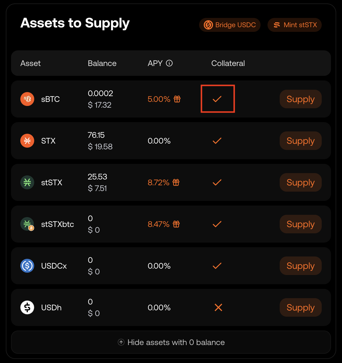 How to use Stacks Market to Borrow Assets